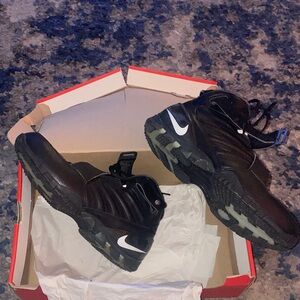 Nike Black and White High-Top Sneakers